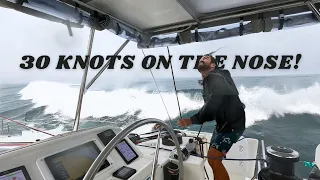 Why SAILING UPWIND in a catamaran SUCKS!! – (Episode 340)