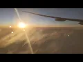 Boeing 777 at cruising altitude with engine sound