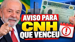 CNH QUE VENCEU EM 2026: PRORROGAÇÃO AUTOMÁTICA ATÉ 9 DE SETEMBRO? VEJA QUEM VAI RECEBER
