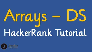 How To Solve Arrays Ds HackerRank Problem