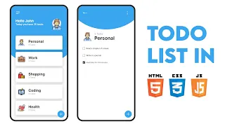 Building a Todo List App from Scratch HTML CSS JavaScript
