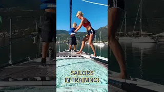 NO REST FOR THE WICKED! 🤙🏴‍☠️🦋 #sailing #sailingadventure #sailor #shorts