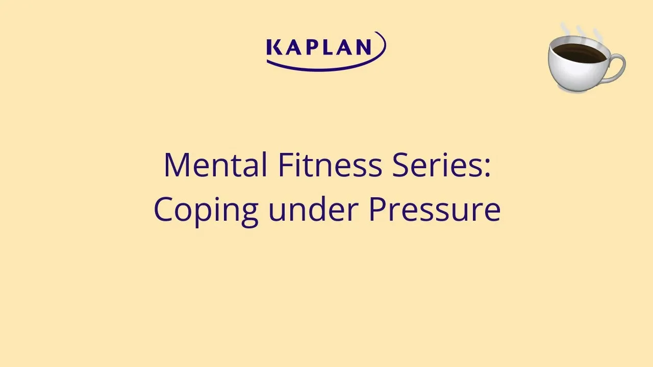 Coping under Pressure Anxiety [Mental Fitness Series]