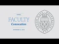 Faculty Convocation 2025