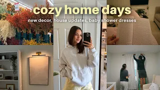 HOME VLOG house updates new decor shopping baby shower dresses