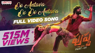 Oo Antava Mawa Oo Oo Antava Song Telugu Pushpa Songs Allu Arjun DSP Sukumar Samantha