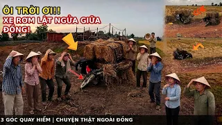 Tôi xem cảnh nảy tôi sợ mấy anh chở rơm ở miền tây luôn #chorom