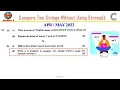 CS25C01 CS3251 C Program to compare two strings without strcmp 2022