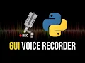 Simple Voice Recorder with GUI in Python