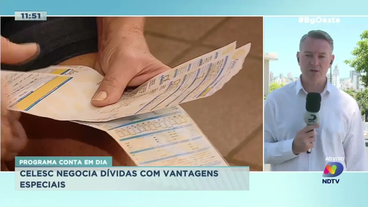 Programa "Conta em dia" da Celesc negocia dívidas com vantagens especiais