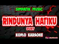 Download Lagu RINDUNYA HATIKU KARAOKE - Simpatik Music @koplokaraooke