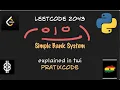 Simple Bank System - Leetcode 2043