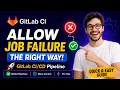 Gitlab CI CD Tutorial How to allow job failure in Gitlab CI The allow - failure keyword