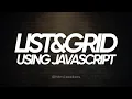 Toggle Between List Grid View Using JavaScript