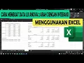CARA MEMBUAT DATA UJI ANOVA 2 ARAH DENGAN INTERAKSI MENGGUNAKAN EXCEL