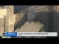 Recovery efforts underway in Tustin after massive fire ravages WWII-era military hangar