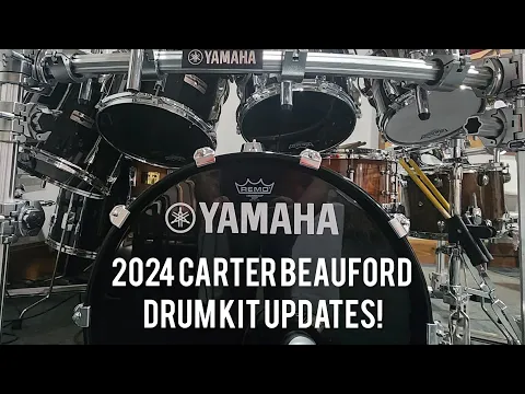 Download MP3 Carter Beauford 2024 drum kit update! (Replica)