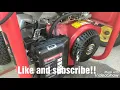 Husky generator carb remove and clean Link to parts or accessories below