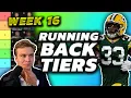 Top 24 Running Back Rankings Tiers Week 16 Fantasy Football