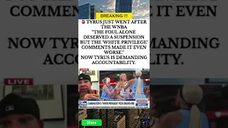 Tyrus Blasts WNBA After Carrington s White Privilege Post