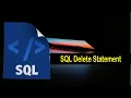 SQL Delete Statement What is the SQL DELETE statement DELETE vs TRUNCATE vs DROP