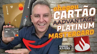 ????SANTANDER ADVANTAGE MASTERCARD PLATINUM, VEJA OS BENEFÍCIOS AQUI NO CANAL.VALE A PENA?