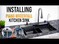 Download Lagu Piano Waterfall Kitchen Sink Installation | Stainless Steel Kitchen Sink |Sink Installation | Ruhe