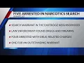 DPS Randall County Sheriffs Office arrest 5 in Amarillo for narcotics