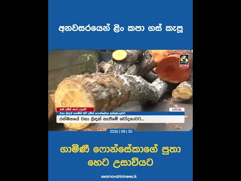 අනවසරයෙන් ළිං කපා ගස් කැපූ ගාමිණී ෆොන්සේකාගේ පුතා හෙට උසාවියට