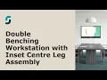 Elements Double Benching Workstation with Inset Centre Leg Assembly Instructions