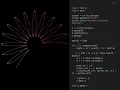Animated Starburst Pattern in Python Satisfying Coding Animation Code Mann Se
