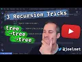 3 SIMPLE TRICKS FOR RECURSION OVER A TREE STRUCTURE in JavaScript NodeJS