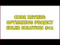 Code Review Optimizing Project Euler Solution 4 Solutions