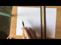 How to draw a one inch border