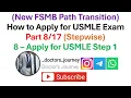 USMLE Part Applying for USMLE 8 - Apply for USMLE Step 1