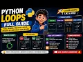 Master Python Loops for while Nested Loops break continue with Examples