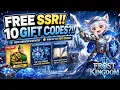 NEW SERVER EVENTS FREE SSR 10 GIFT CODES FROST KINGDOM