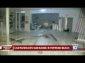 Mess left behind after car crashes into Broward gun range