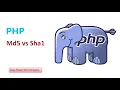 MD5 vs SHA-1 in PHP Complete PHP Course on YouTube