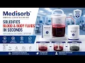 Medisorb Medical Liquid Solidifier Blood Body Fluid Spill Solidification for Hospitals