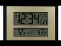 -La Crosse Technology - Digital Atomic Wall Clock with Sensor Model