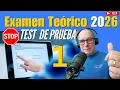 2026 NUEVO EXAMEN TEORICO DE CONDUCIR Preguntas Licencia de Manejo Parte 1