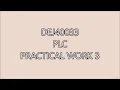 DEJ40033 PW3 - PLC Programming Basic Instruction