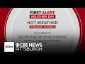Air quality and heat warnings in place for Pittsburgh KDKA Morning Forecast