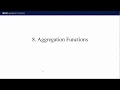 Access Query Aggregation Functions