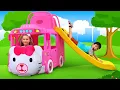 Lagu Sasha play with New cat Bus and sing a Song