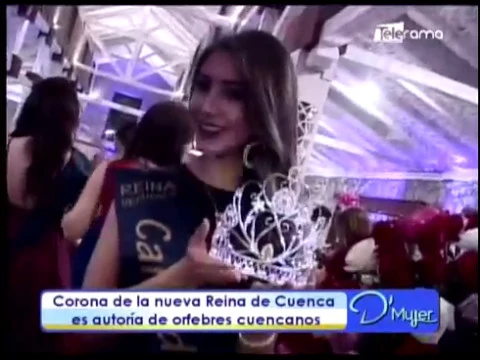 Corona de la nueva Reina de Cuenca es autoría de orfebres cuencanos