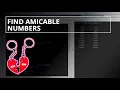 MATLAB Find first 10 pairs of Amicable Numbers