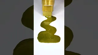 Activating my HUGE GOLD Posca Marker Very Satisfying