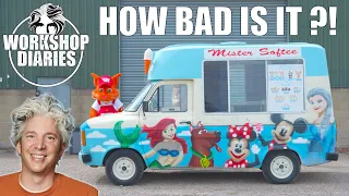 Edd China bought a graffitied Ice Cream Van with Huge Problems? Will it make I Scream?!